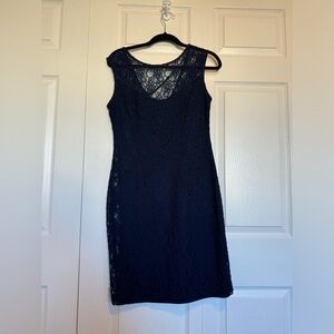 Women’s Navy Lace Dress